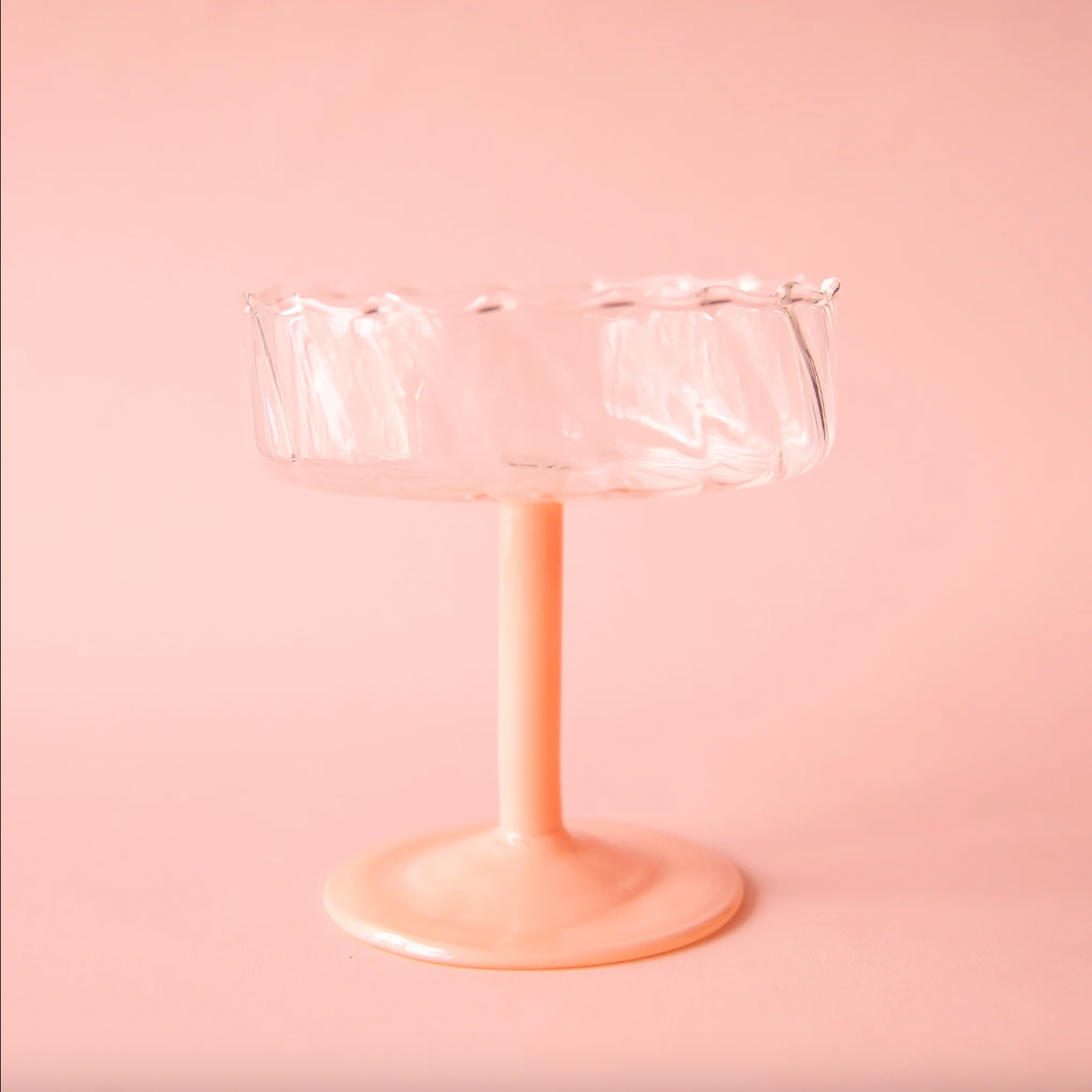 Nova Glassware | Peach | Coupe