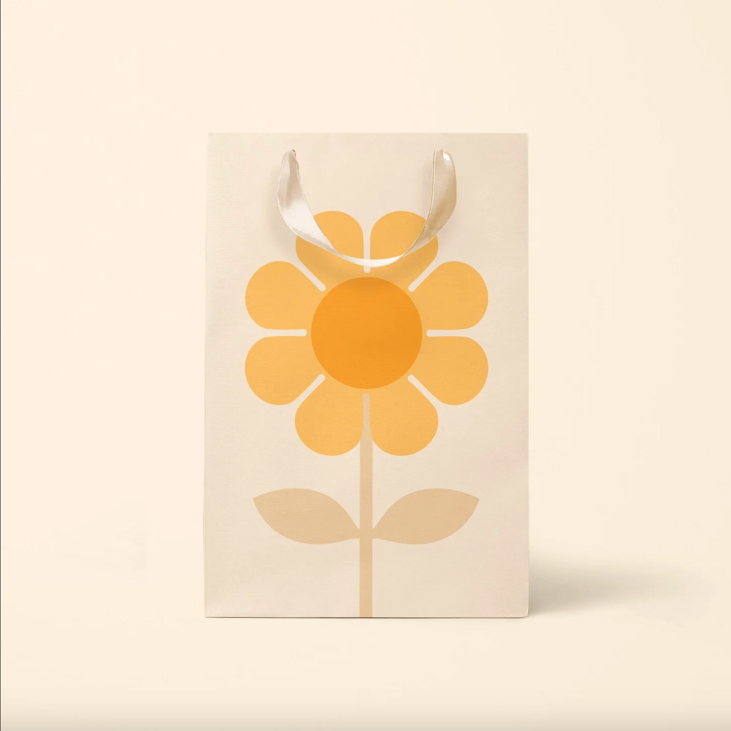 Retro Flower Gift Bag | Marigold